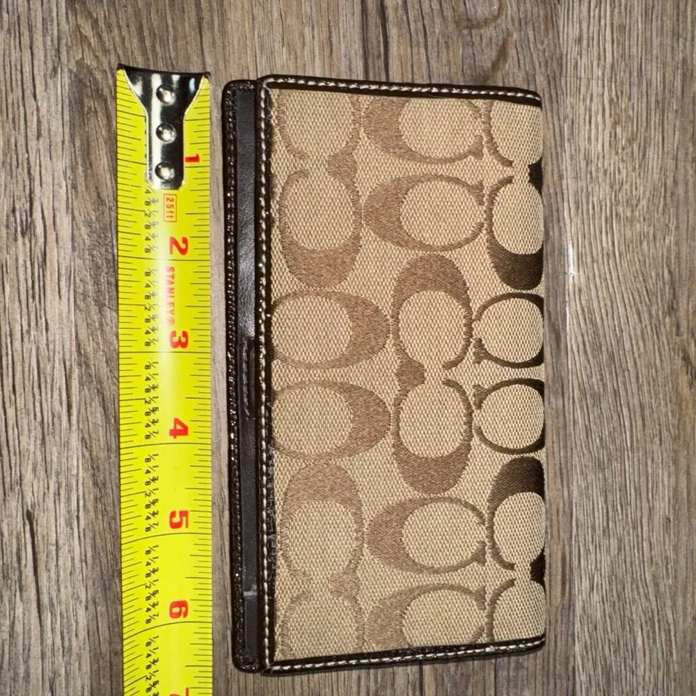 Coach Monogram Crossbody and Matching Checkbook Cover - Picture 4 of 5